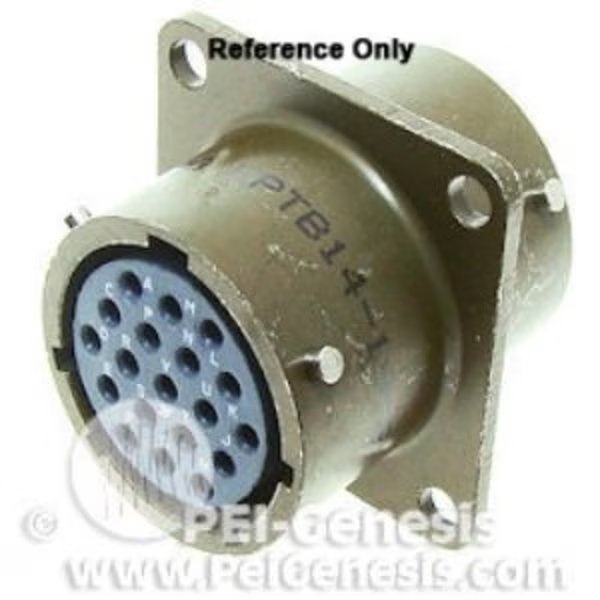 KPTB 5C 5#16 PIN SKT RECP, Itt Cannon, Mfr#: KPTB145PSX